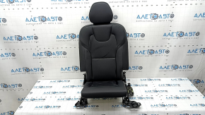 Rear row of seats, right, 3rd row, Volvo XC90 16-23, black leather, contact with water