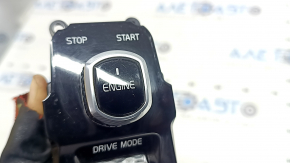 Volvo XC90 16-19 start/stop button with drive mode selection, scratches
