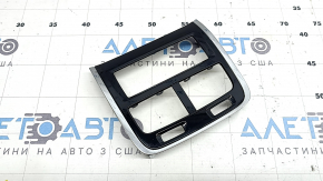 Rear center console trim for Volvo XC90 16-23, gloss black, chrome, broken mount, scratches