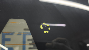 Volvo XC90 16-22 windshield, heated camera area, under the camera and rain sensor, FUYAO, sand, broken rib on the bracket
