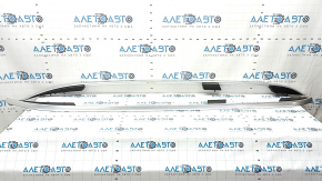 2 longitudinal roof rails for Volvo XC90 16-23, chrome, scratches