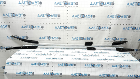 2 longitudinal roof rails for Volvo XC90 16-23, chrome, scratches