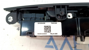 Rear left window lift control for Hyundai Tucson 16-21, black with trim, scratches