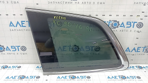 Volvo XC90 16-22 rear left window, tinted, scratches on chrome