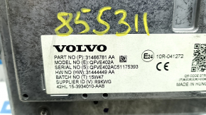 Volvo XC90 16-25 navigation display monitor is worn and scratched.