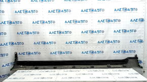 Left side sill for Volvo XC90 16-23 with seal, graphite, scratches, dented, broken fastening, broken fastening