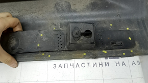 Left side sill for Volvo XC90 16-23 with seal, graphite, scratches, dented, broken fastening, broken fastening
