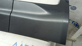 Left side sill for Volvo XC90 16-23 with seal, graphite, scratches, dented, broken fastening, broken fastening