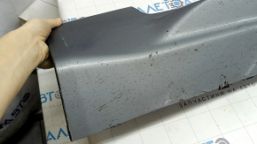Left side sill for Volvo XC90 16-23 with seal, graphite, scratches, dented, broken fastening, broken fastening