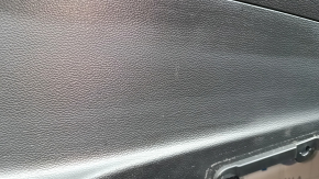 Front left door panel for Hyundai Tucson 19-21, black, black insert, black leather armrest, scratches, wear