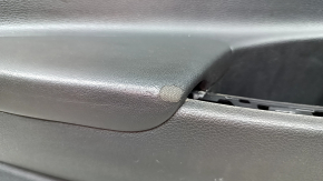 Front left door panel for Hyundai Tucson 19-21, black, black insert, black leather armrest, scratches, wear