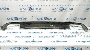 Volvo XC90 16-21 chrome rear bumper trim, without towbar, for parking sensors, scratches, dented, broken parking sensor mounts