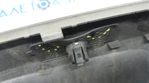 Volvo XC90 16-21 chrome rear bumper trim, without towbar, for parking sensors, scratches, dented, broken parking sensor mounts