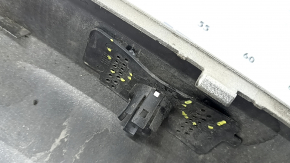 Volvo XC90 16-21 chrome rear bumper trim, without towbar, for parking sensors, scratches, dented, broken parking sensor mounts