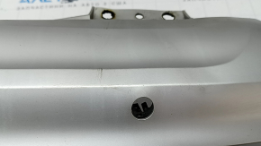 Volvo XC90 16-21 chrome rear bumper trim, without towbar, for parking sensors, scratches, dented, broken parking sensor mounts