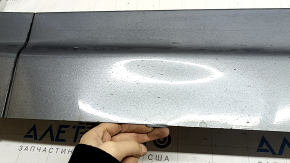 Right side sill for Volvo XC90 16-23 with seal, graphite, scratches, dents, tear