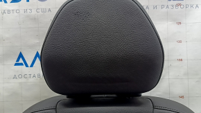 Left rear seat Volvo XC90 16-22 black leather for 3 rows, needs cleaning, dented