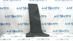 Lower left center pillar trim for Audi Q5 8R 09-17, dark gray, scratches
