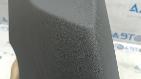 Lower left center pillar trim for Audi Q5 8R 09-17, dark gray, scratches
