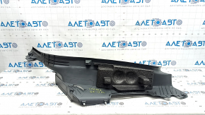 Inner rear left door sill trim for Audi Q5 8R 09-17, dark gray, scratches