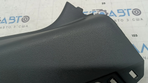 Inner rear right door sill trim for Audi Q5 8R 09-17, dark gray, scratches