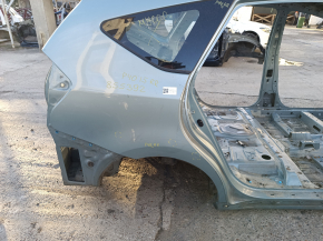 Quarter wing rear right Toyota Prius V 12-17 on the body, green, pokes