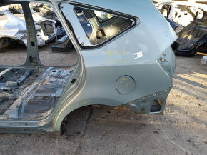 Quarter wing rear left Toyota Prius V 12-17 on the body, green