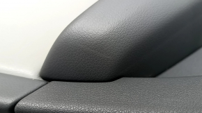 Door trim, rear left card, Audi Q5 8R 09-17, dark gray, with insert under the tree, with door lock button, with overlays, with handle, in need of cleaning, worn