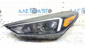 Left front headlight assembly for Hyundai Tucson 19-21 halogen without LED accent