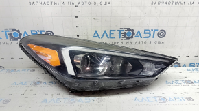 Right front headlight assembly for Hyundai Tucson 19-21 halogen without LED accent