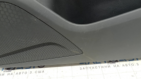 Door trim panel, front right, Audi Q5 8R 09-17, dark gray, with wood insert, with power window controls, scratches