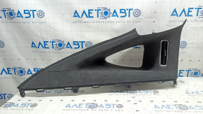 Tesla Model X 22-25 black, Alcantara, left upper rear pillar trim, scratches