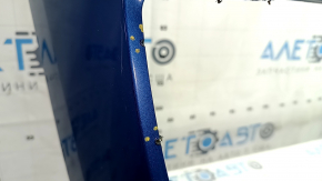 Front bumper bare Hyundai Tucson 19-21 blue R2U, dented, scuffed