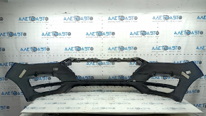 Front bumper bare Hyundai Tucson 19-21 blue R2U, dented, scuffed