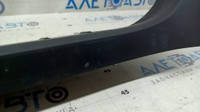Tesla Model X 22-25 black, scuffed, lower trunk opening trim with scratches
