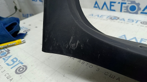 Tesla Model X 22-25 black, scuffed, lower trunk opening trim with scratches