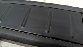 Tesla Model X 22-25 black, scuffed, lower trunk opening trim with scratches