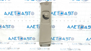 Right center pillar trim, upper belt, gray, Toyota Sienna 2010-2011