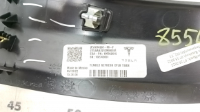 Tesla Model X 22-25 inner left trunk opening trim, black structure, scratches