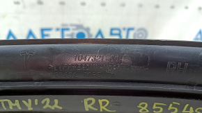 Tesla Model X 22-25 right outer trunk opening trim scratches