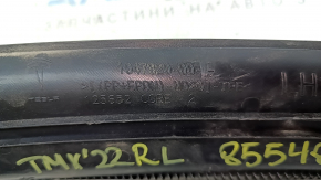 Tesla Model X 22-25 outer left trunk opening trim scratches