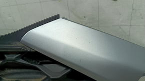 Radiator grille Hyundai Tucson 19-21 matte black, silver frame, sand