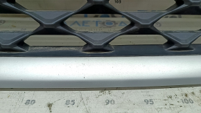 Radiator grille Hyundai Tucson 19-21 matte black, silver frame, sand