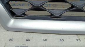 Radiator grille Hyundai Tucson 19-21 matte black, silver frame, sand