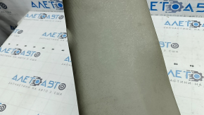 Left upper center pillar trim for Toyota Sienna 11-20 beige button trim, worn, needs cleaning