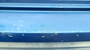 Rear bumper bare Hyundai Tucson 19-21 without parking sensors, blue R2U, broken fasteners, chips