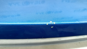 Rear bumper bare Hyundai Tucson 19-21 without parking sensors, blue R2U, broken fasteners, chips