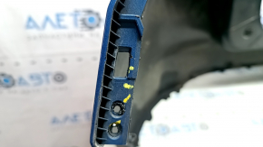 Rear bumper bare Hyundai Tucson 19-21 without parking sensors, blue R2U, broken fasteners, chips