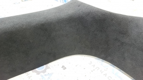 Tesla Model X 22-25 black Alcantara interior lower rear right door trim, scratches