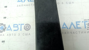 Tesla Model X 22-25 black Alcantara interior lower rear left door trim, scratches, scuffs